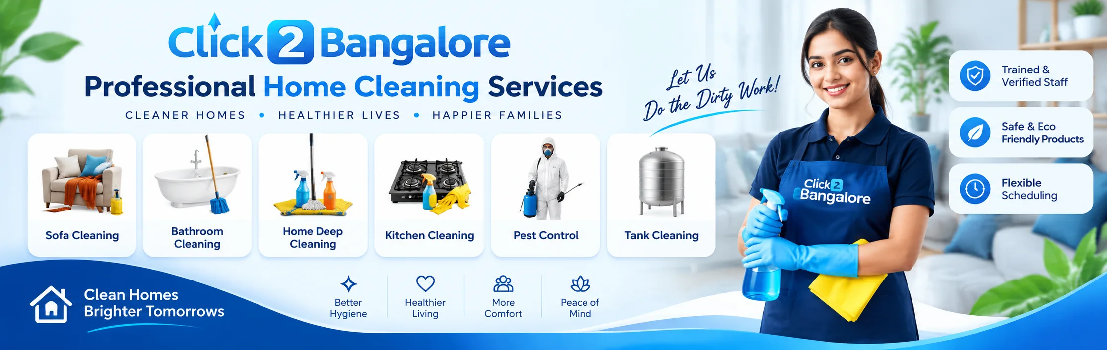Professional home cleaning services in Bangalore